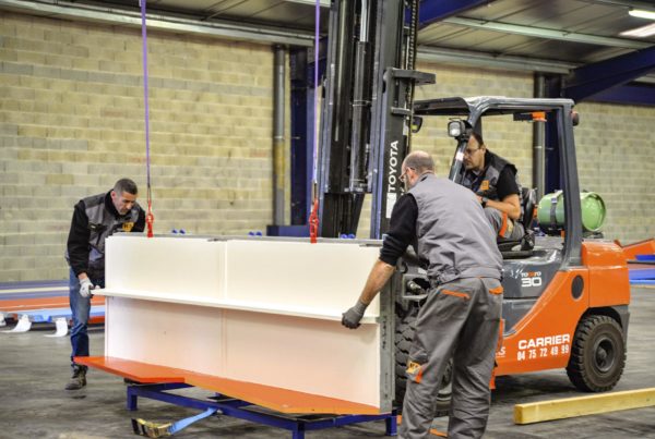 stockage des matériaux BTP