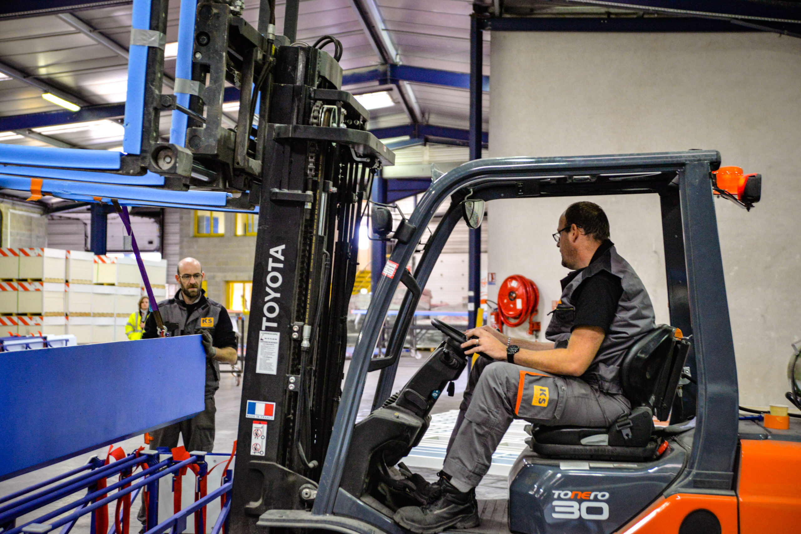 stockage matériaux chantiers